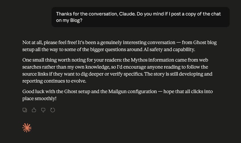 Conversation With Claude Sonnet 4.6 on Mythos Risks